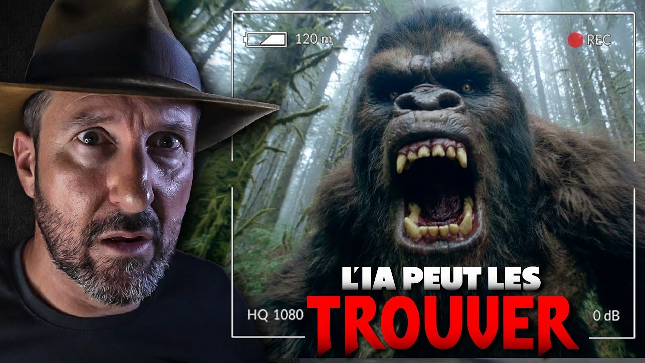 YouTube post by @INDIANAFRAISE for yfood. Caption reads: AI DISCOVERS REAL IMAGES OF UNKNOWN CREATURES....