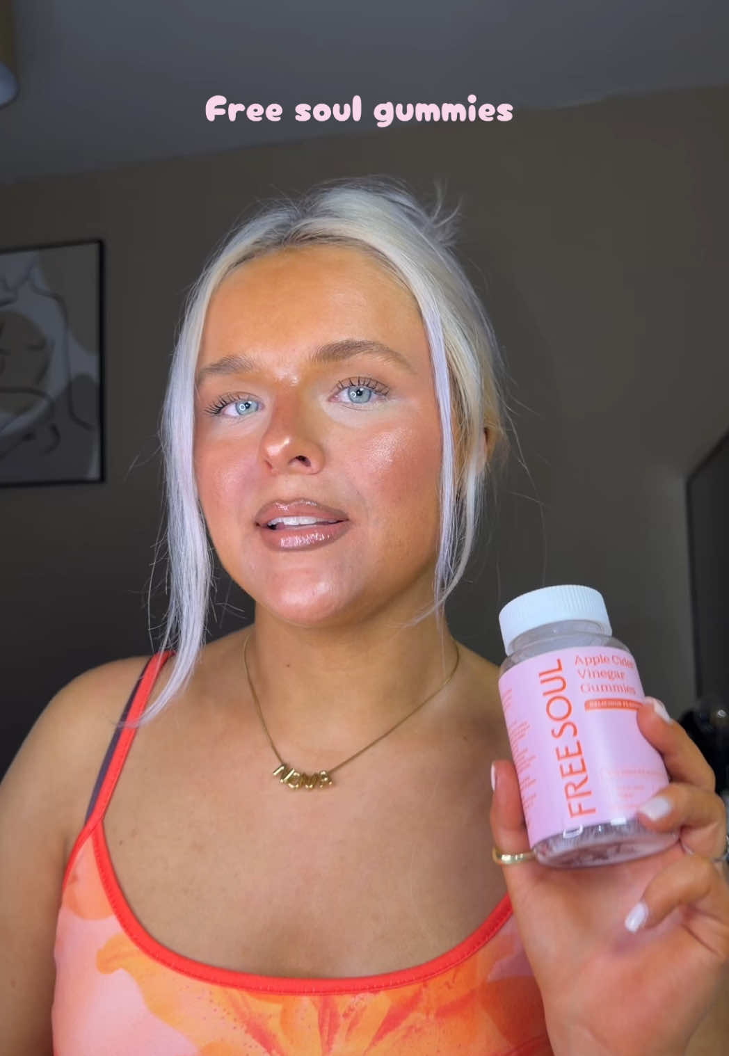TikTok post by @csfitness12 for Free Soul. Caption reads: The tastiest vitamins🍊 @Free Soul #fyp #viral....