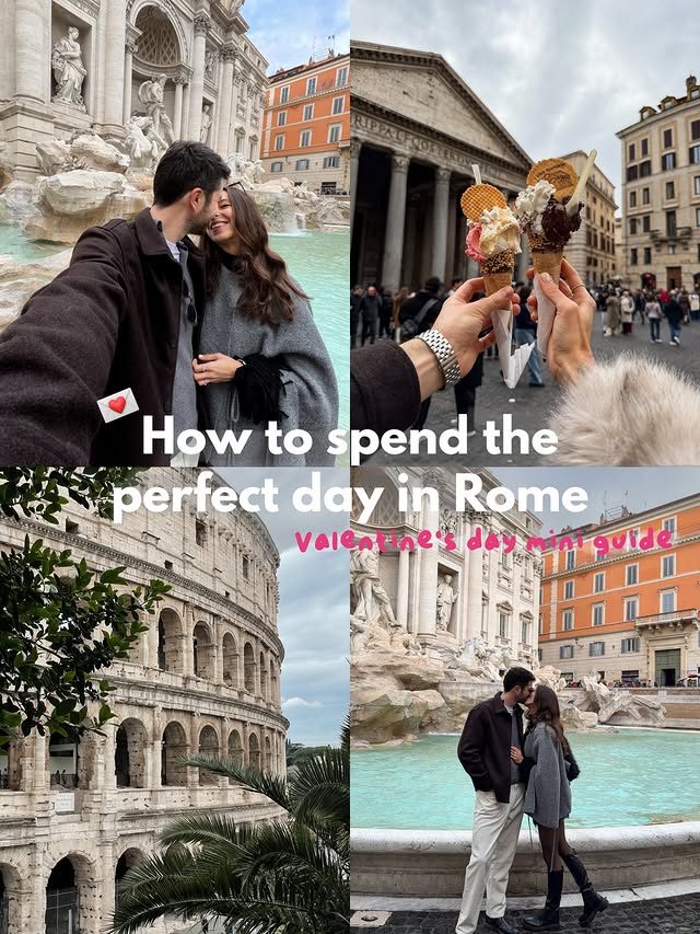 Instagram post by @europajaro for Trip.com. Caption reads: Spending the perfect day in Rome #ad 🇮🇹✨- a mini....