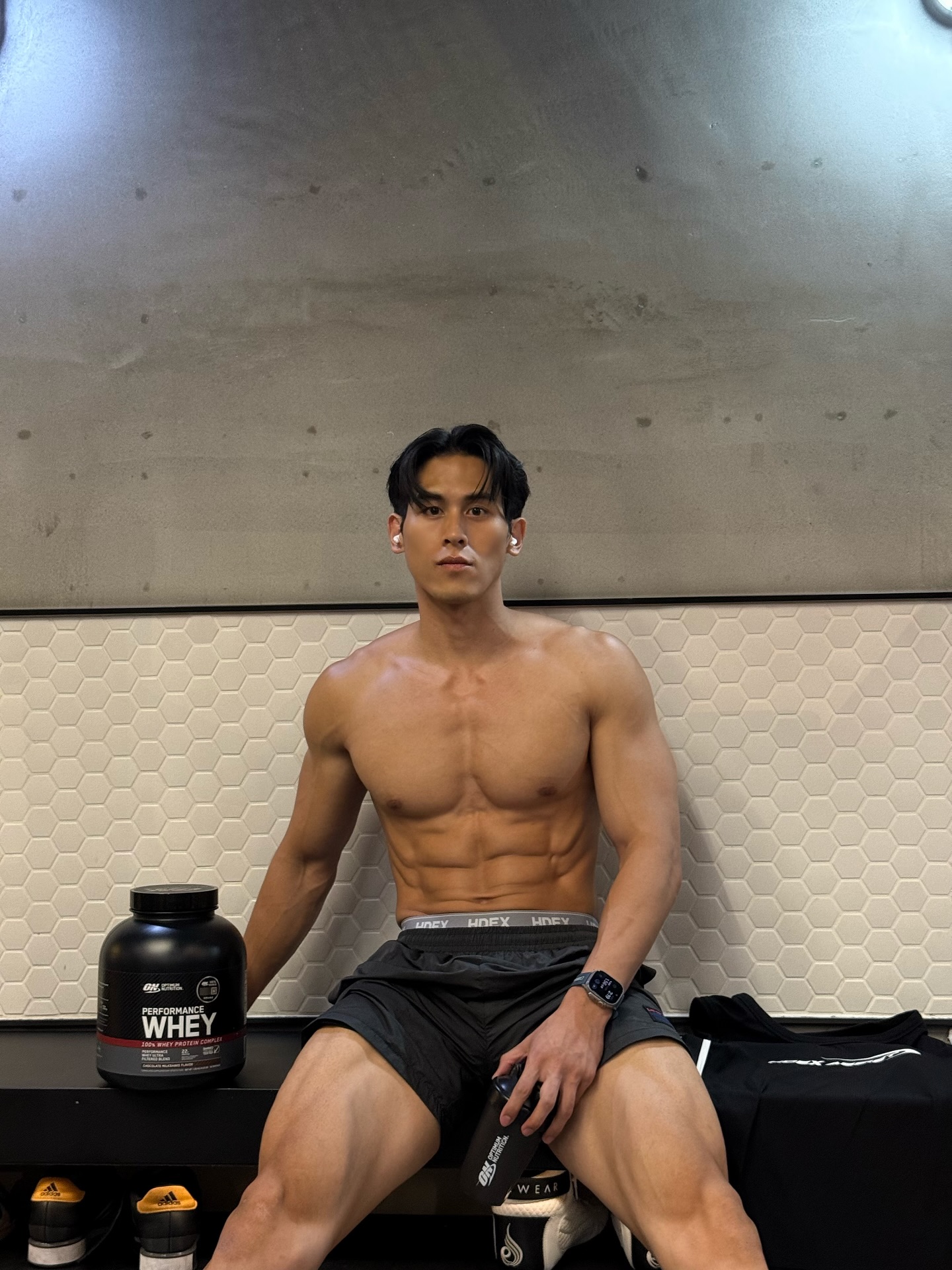 Instagram post by @tayaltali for Optimum Nutrition. Caption reads: -

Every pro was once a....