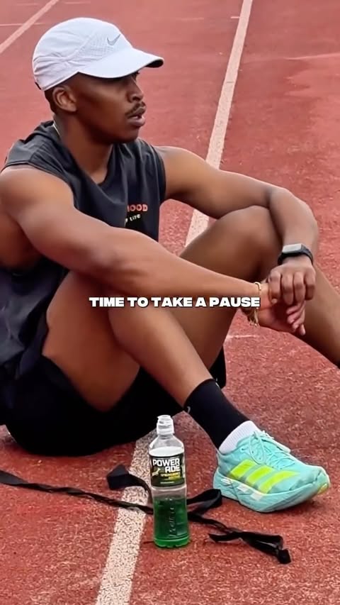 Instagram post by @unathi_mkhize for POWERADE. Caption reads: [...] win was pausing, recharging with Powerade,....
