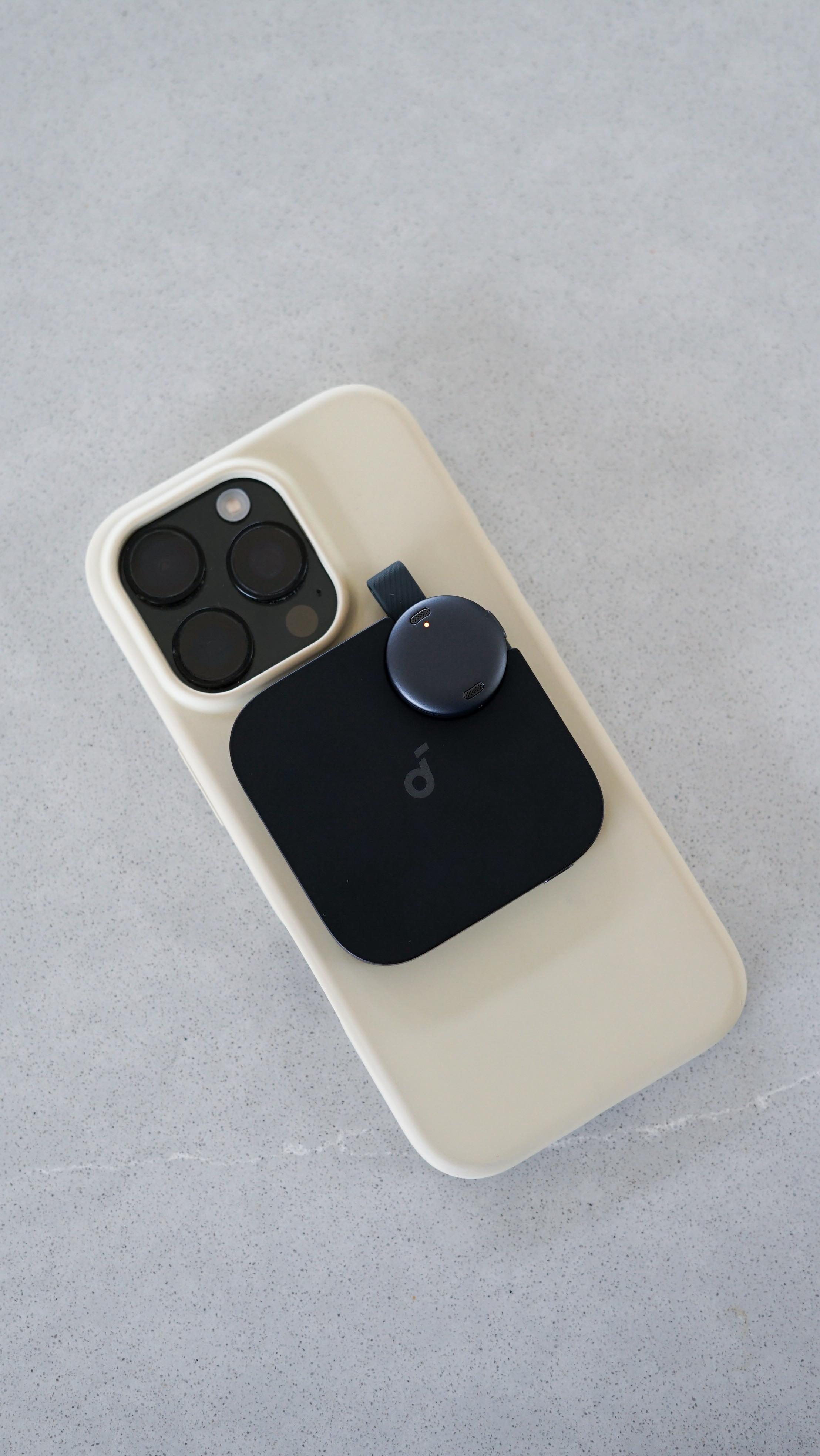 Instagram post by @denizbbts for Soundcore. Caption reads: ✨ Meet Soundcore Work, the world’s first....