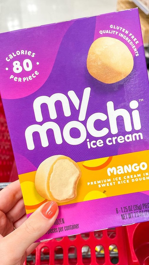 Instagram post by @targettakesmypaycheck for My/Mochi. Caption reads: (#sponsored) Headed to Target to pick up my....