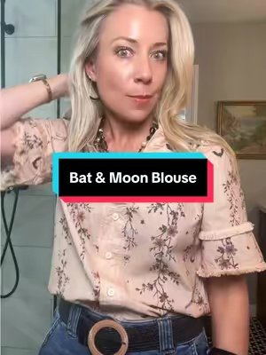 TikTok post by @mstedyreiki for SageVell. Caption reads: Spooky, but make it pretty. 🦇🌸🔮 This 100%....
