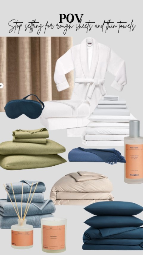 Instagram post by @luxuryyforless__ for Brooklinen. Caption reads: #sponsored

Shop the looks I love using the link....