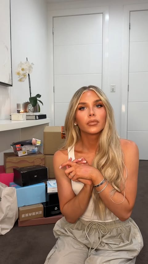 Instagram post by @mitch.greer for Drunk Elephant. Caption reads: [...] unboxing time chooks!!

@benefitanz....