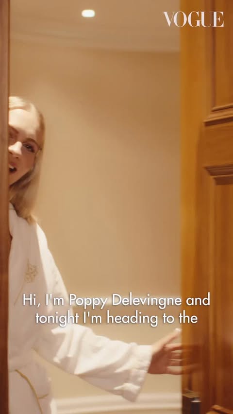 Instagram post by @poppydelevingne for Volvo Cars. Caption reads: This time last year, I had Kaia in my tummy ~ now....