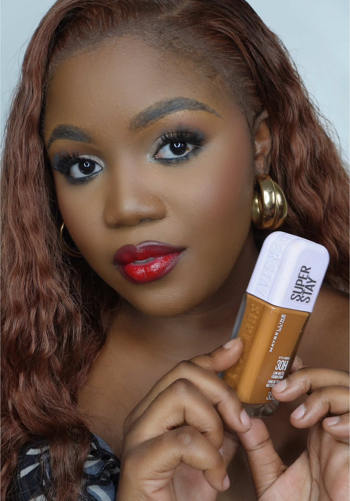 TikTok post by @andile_hazel for Maybelline New York. Caption reads: Ay ngoba I makeup💄 yakho ingahlangani 🥱… ama....