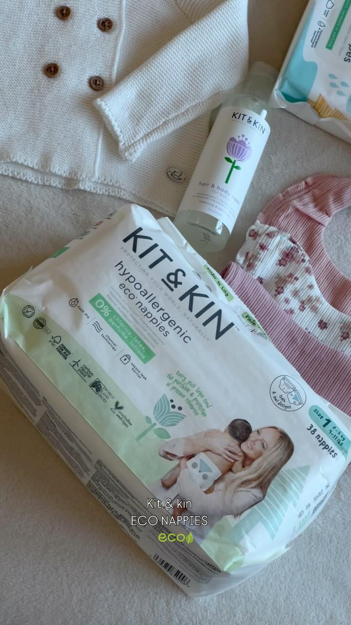 Instagram post by @larissaavilalop for Kit & Kin. Caption reads: Say hello to Kit & Kin’s Eco-Friendly,....