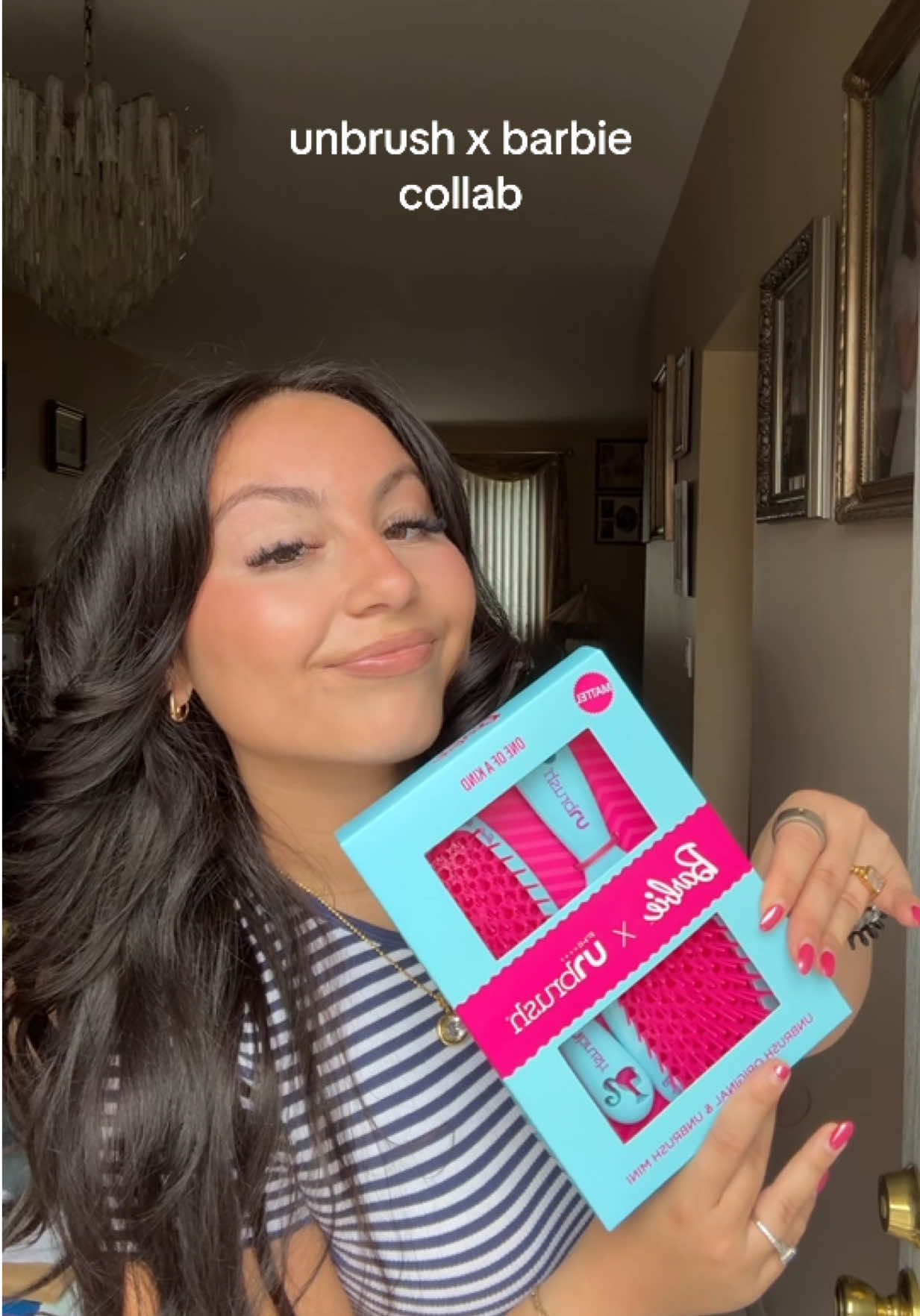 TikTok post by @marisa172000 for Unbrush. Caption reads: this collab is sooo cute :) I’m obsessed @Unbrush....