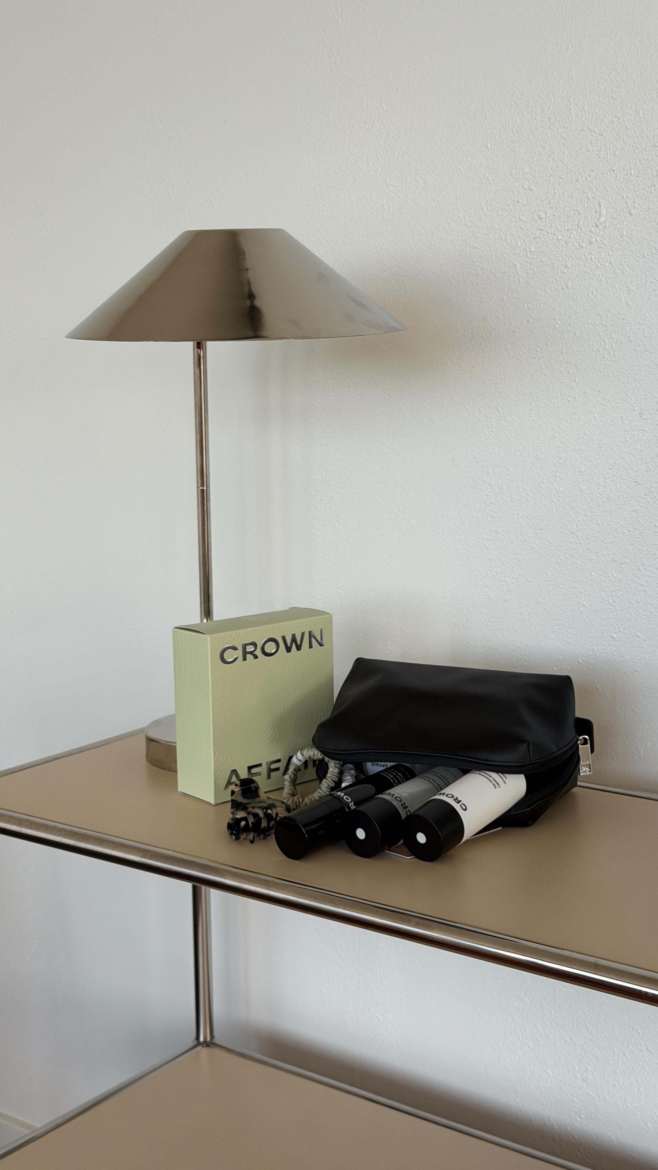 Instagram post by @paigetapp for Crown Affair. Caption reads: [...] holiday gift or treat yourself on....