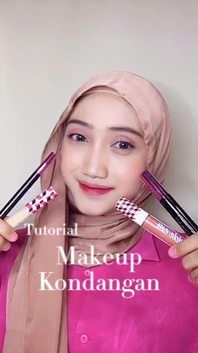 Instagram post by @eritafadilla for Mizzu Cosmetics. Caption reads: makeup kilat mode on! with @mizzucosmetics....