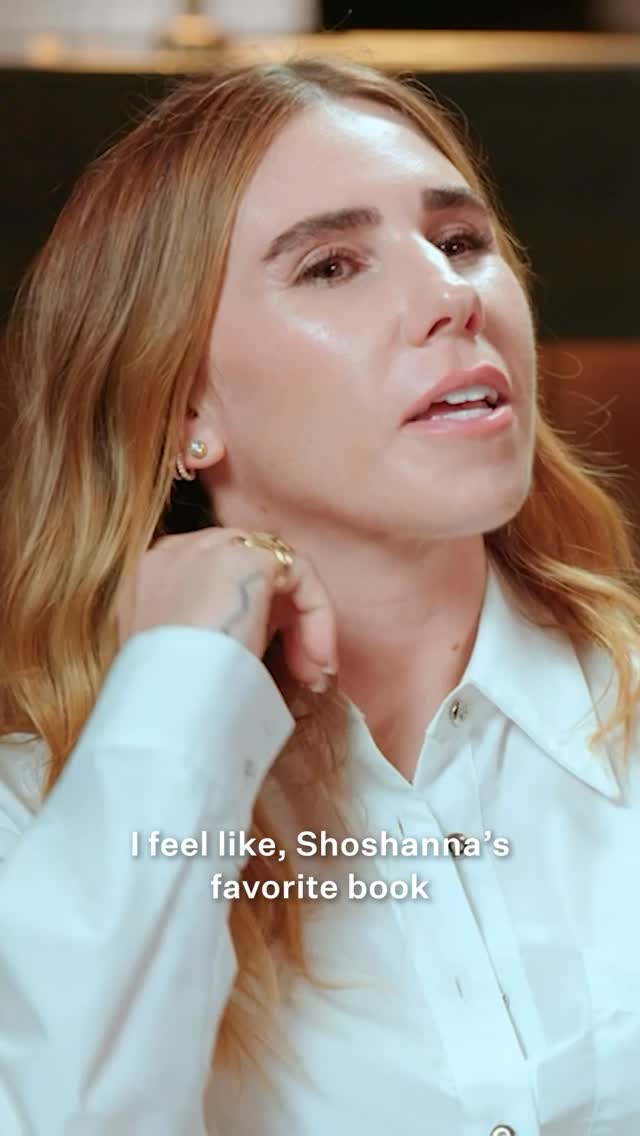 Instagram post by @zosiamamet for Bustle. Caption reads: Only Shoshanna could make Russian lit sound very....
