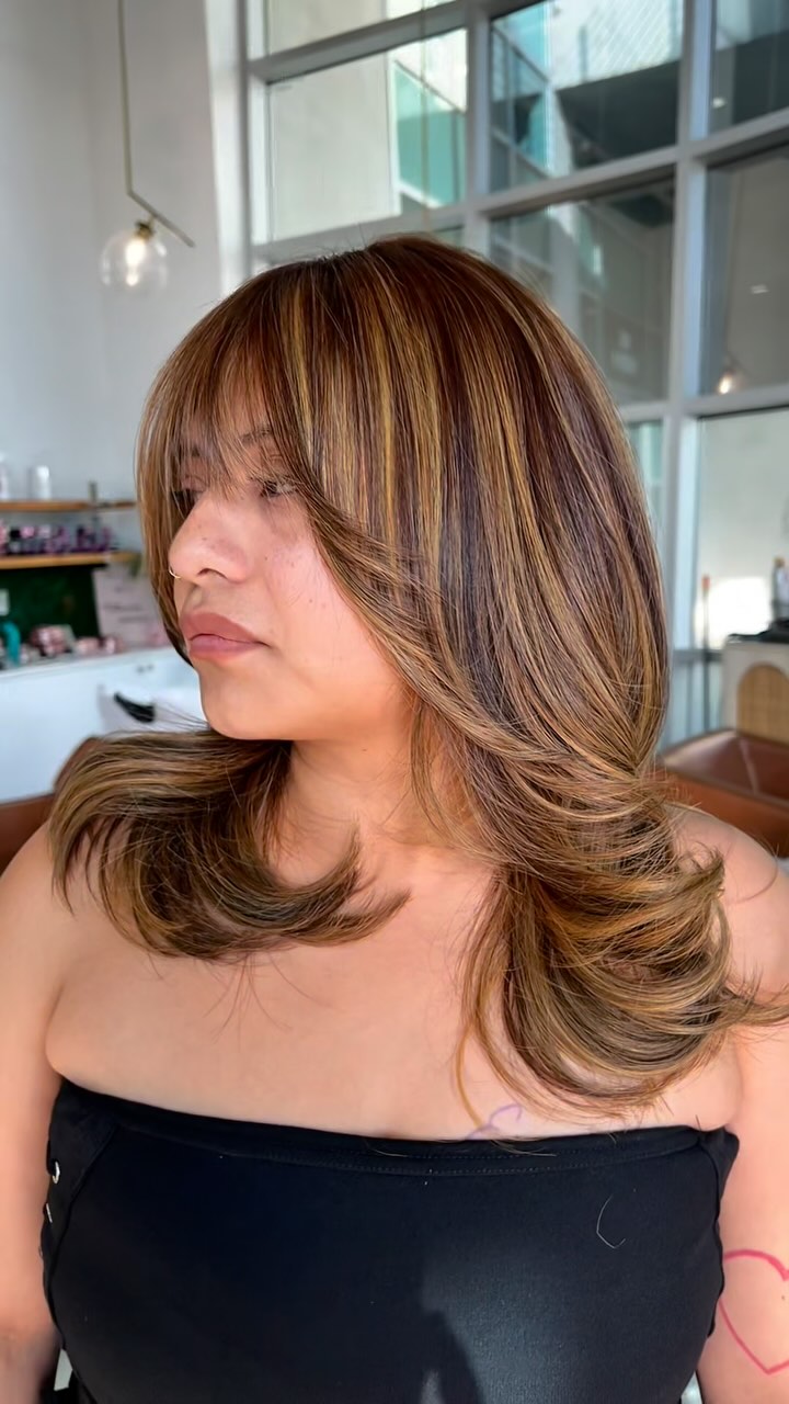 Instagram post by @taylorpaschalcosmo for Beauty Launchpad. Caption reads: From the consultation to the final look,....