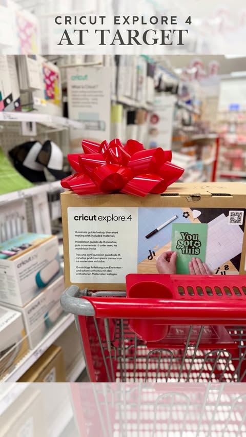 Instagram post by @tarjaymaxx for Cricut. Caption reads: I finally got my hands on the @cricut Explore 4,....