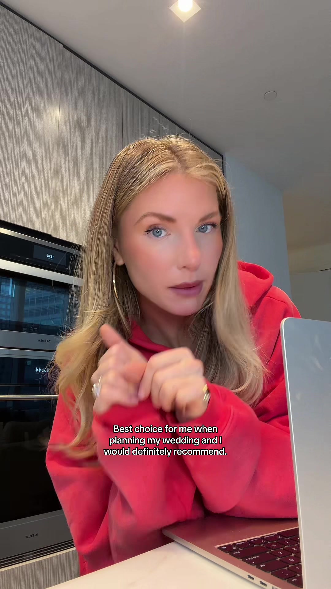 TikTok post by @acquiredstyle for ZOLA. Caption reads: Sneak peek at our wedding website 🤫🤍 @Zola has....