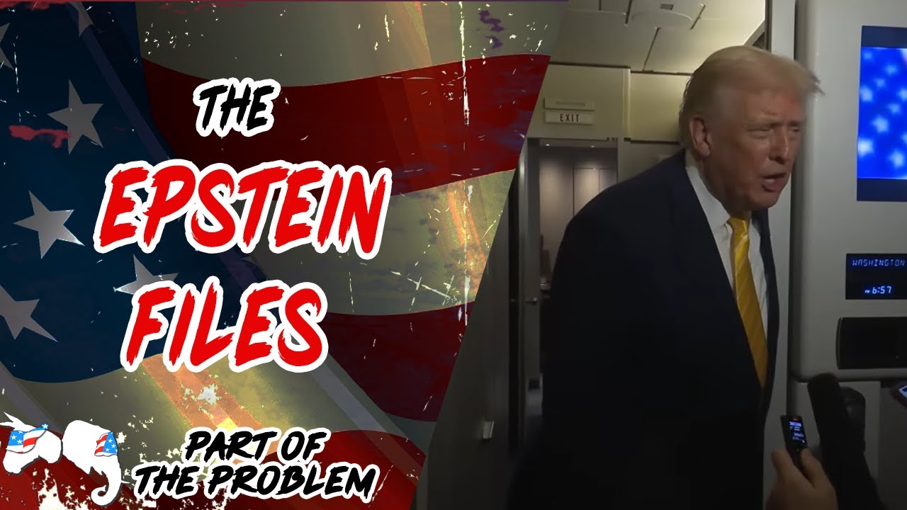 YouTube post by @PartOfTheProblem for Ridge. Caption reads: Dave Smith | The Epstein Files | Part Of The....
