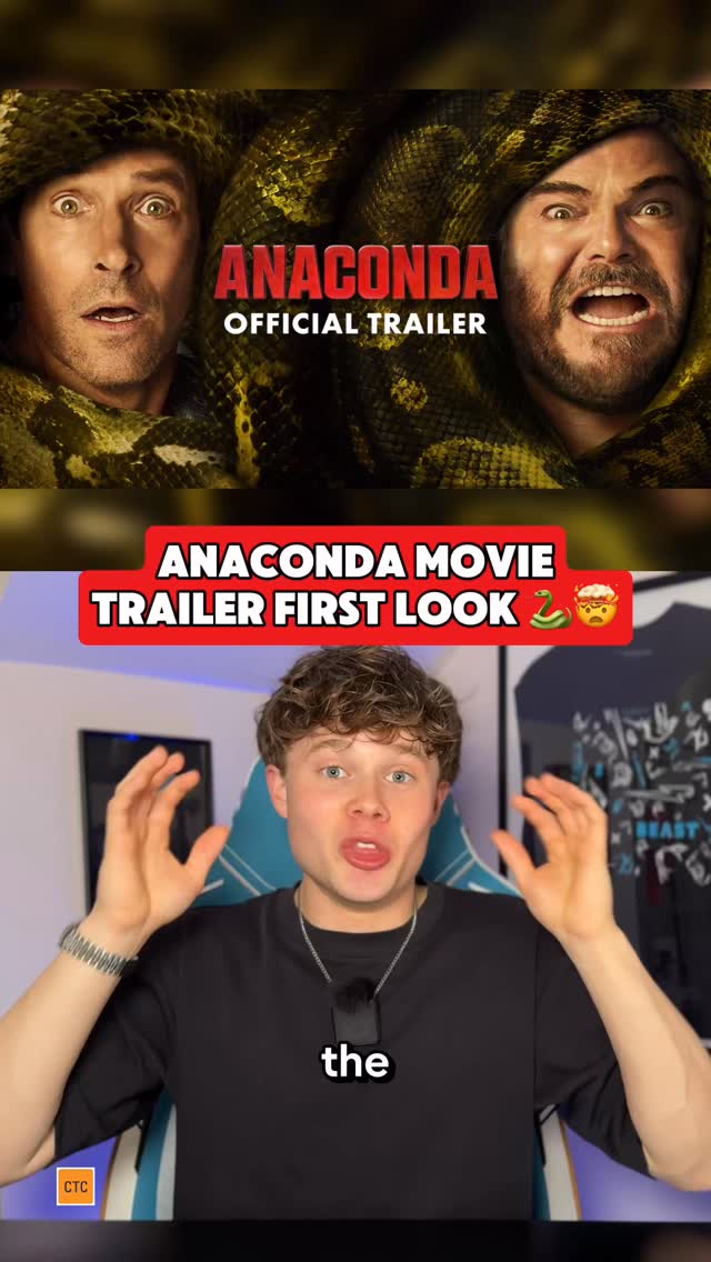 Instagram post by @thekpmofficial for Sony Pictures. Caption reads: The Anaconda trailer is finally here — and wow,....