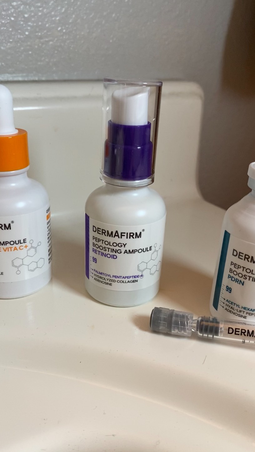 Instagram post by @makeupbyevette_ for DERMAFIRM. Caption reads: #gifted_by_Dermafirm I’ve been testing out the....