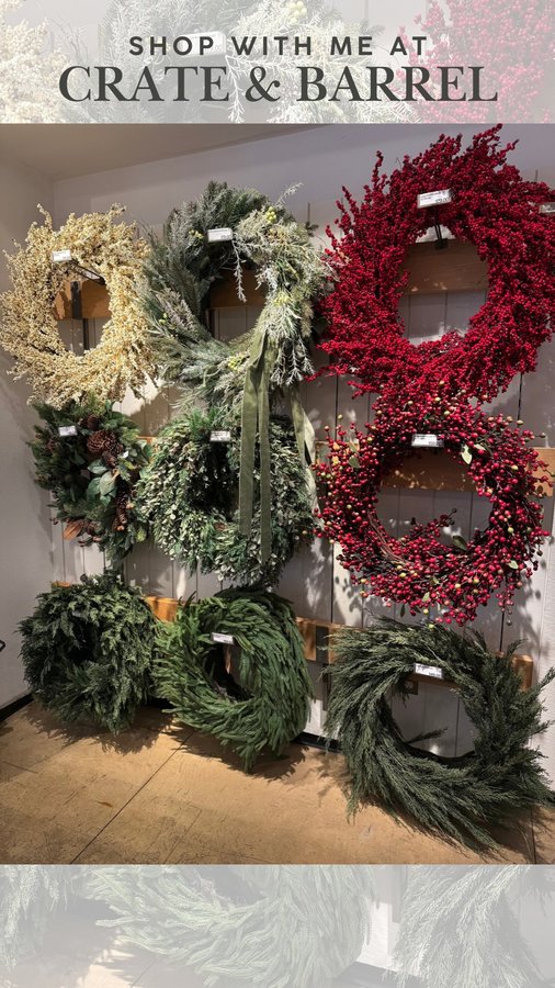 Instagram post by @tarjaymaxx for Crate and Barrel. Caption reads: Was driving past @crateandbarrel today and their....