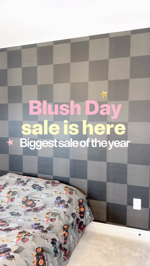 Instagram post by @haileylampa for Wall Blush. Caption reads: ✨Blush Day is here✨gifted by @wall.blush & it’s....