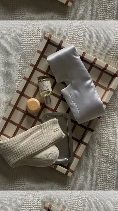 Instagram post by @_amyward for Doreandrose. Caption reads: [...] cosy new PJs, book and cup of tea ☕️....