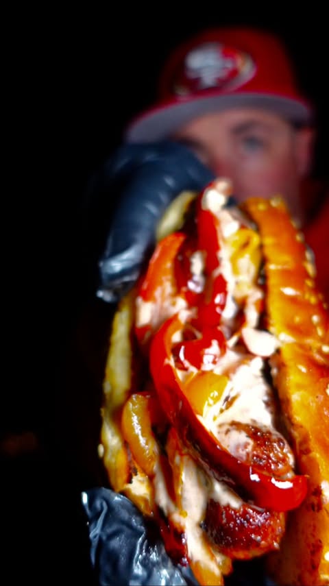 Instagram post by @rio_good_bbq for Char-griller. Caption reads: Reaper Injected Game Day Brats! 🔥🔥

I partnered....