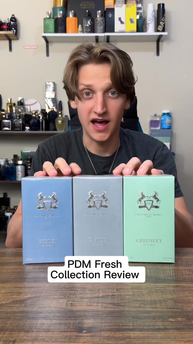 Instagram post by @fragranceknowledge for PARFUMS de MARLY. Caption reads: [...] fresh fragrances by @parfumsdemarly Let’s....