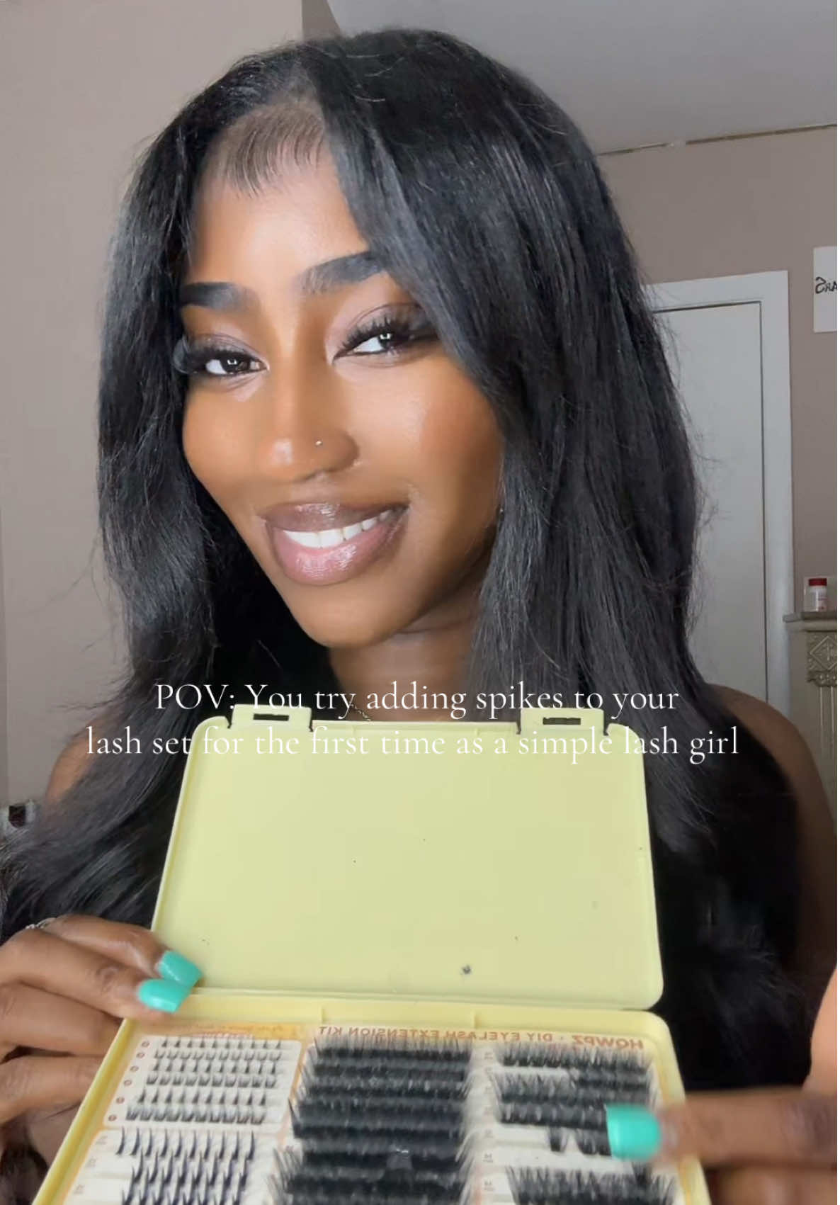 TikTok post by @msbehavee for Zanlufly Beauty. Caption reads: [...] but you can’t say I didn’t try loll....