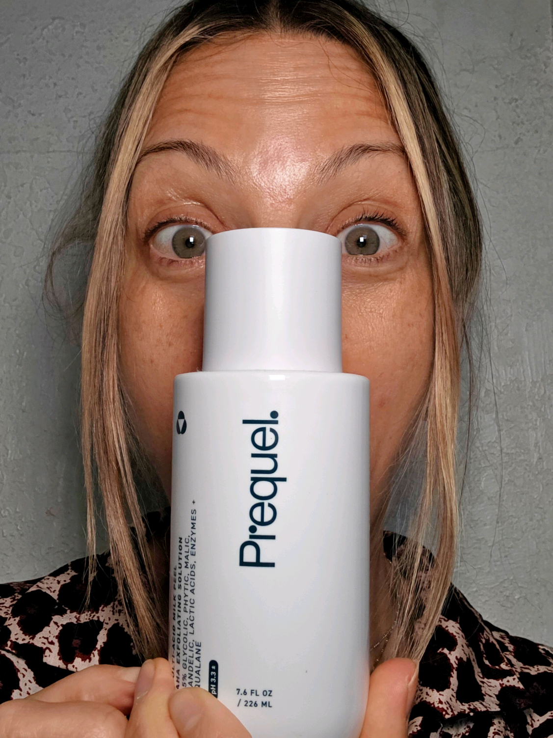 TikTok post by @stung_by_samantha for Prequel Skin. Caption reads: Multi ACID PEEL! i absolutely love this multi acid....