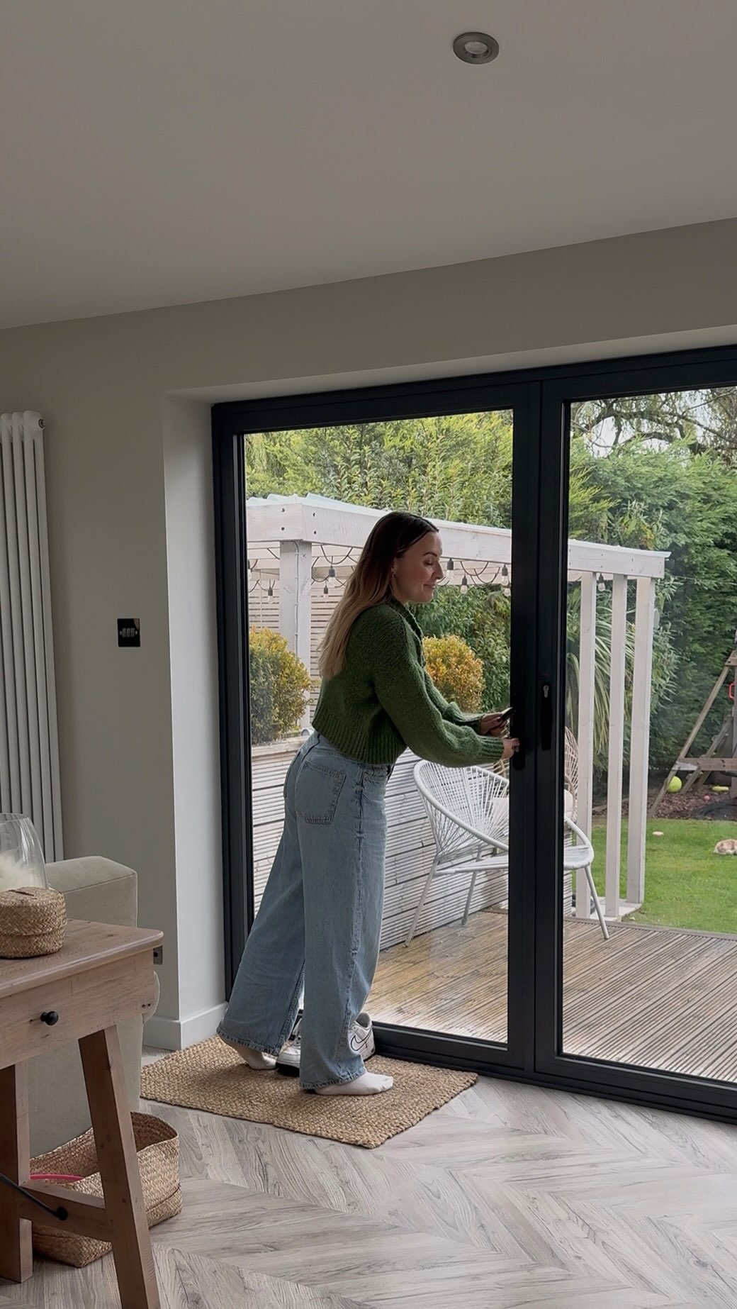 Instagram post by @thewhitepinesproject for Deliveroo. Caption reads: ad anyone else relate on the shoes? 😂😆 Evenings....