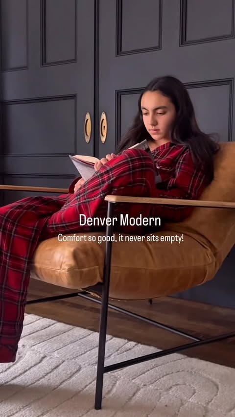 Instagram post by @kasiascreativespaces for Denver Modern. Caption reads: [...] most coveted spot in the house. This Denver....