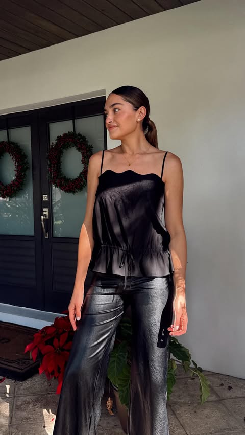 Instagram post by @rachelove for Saks Fifth Avenue. Caption reads: From the holidays into the New Year, @saks has you....