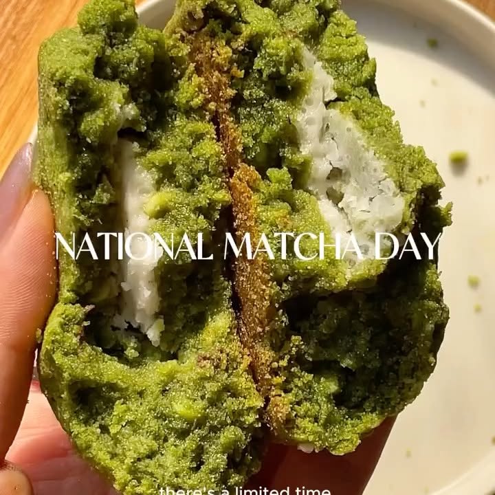 Instagram post by @jerica.feasts for Jade Leaf Matcha. Caption reads: [...] National Matcha Day with @jadeleafmatcha and....