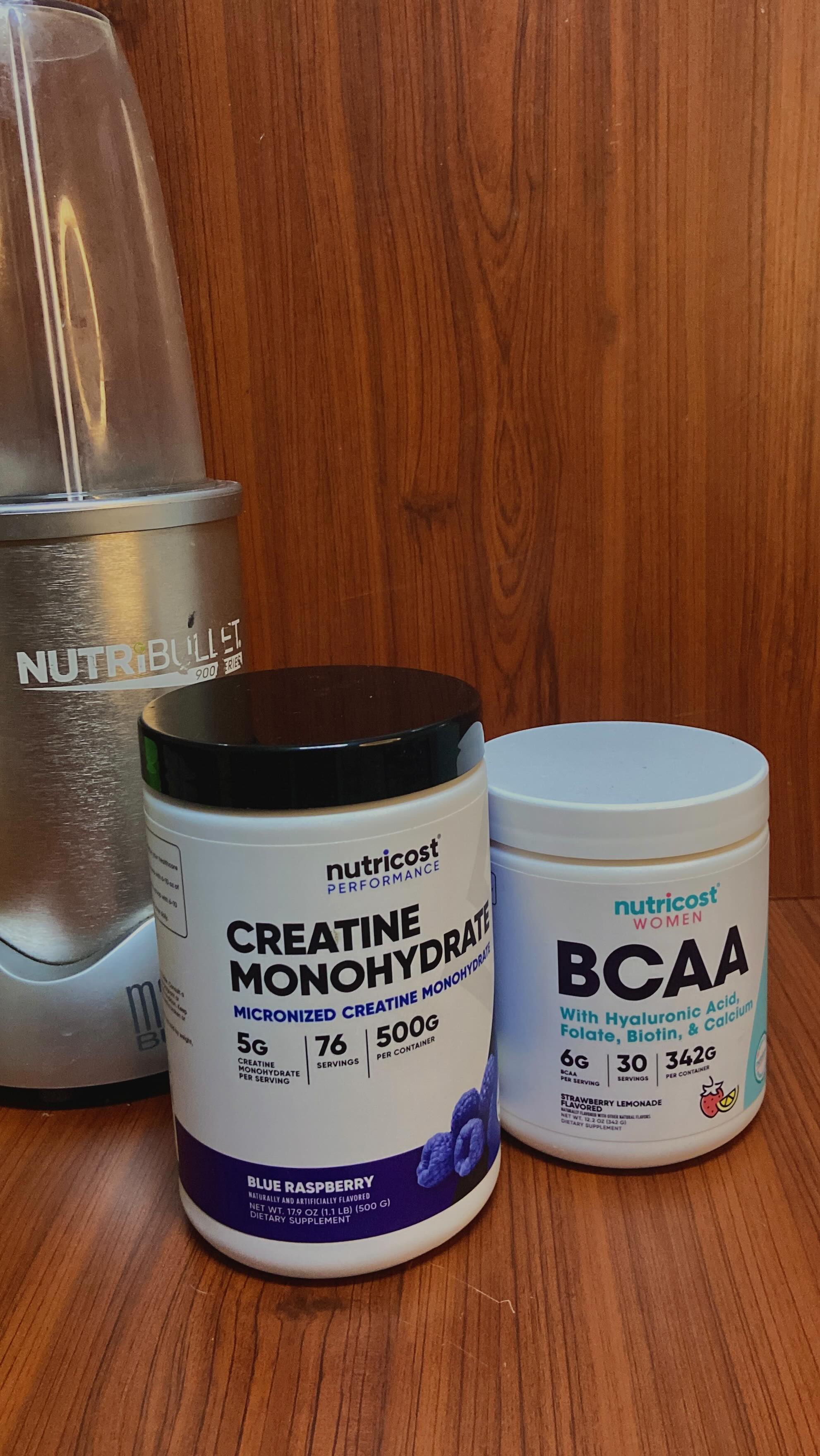 Instagram post by @_holycherry for Nutricost. Caption reads: Grwm con @nutricost_official 

#grwm #girlie #gym....