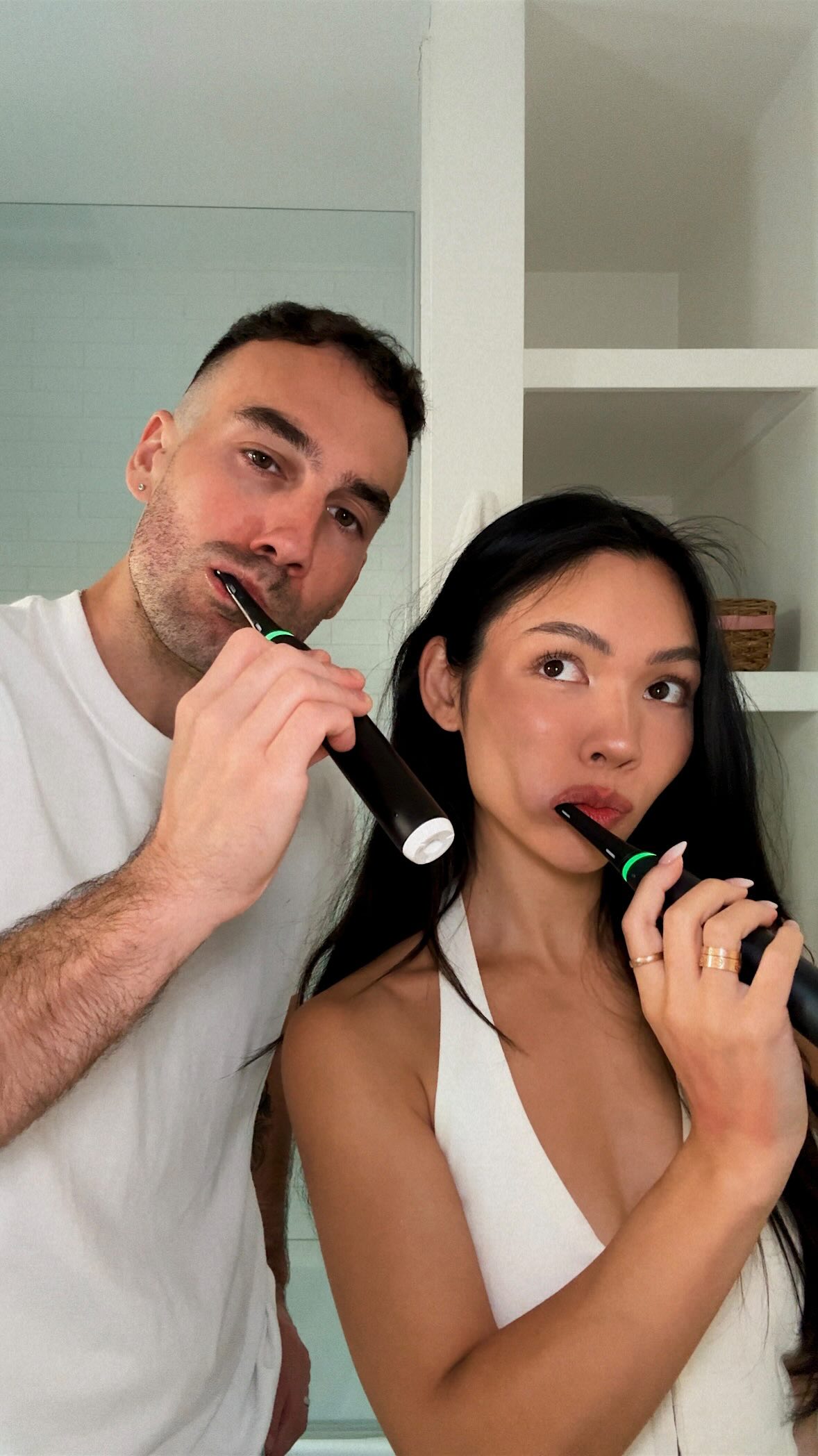 Instagram post by @misstiffanyma for Oral-B. Caption reads: #OralBPartner #Ad “we’ve graduated” 🥹🤍 I’m so....