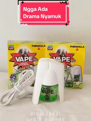 TikTok post by @riribahari_ for Fumakilla. Caption reads: [...] gigitan nyamuk lagi semenjak pakai fumakilla....