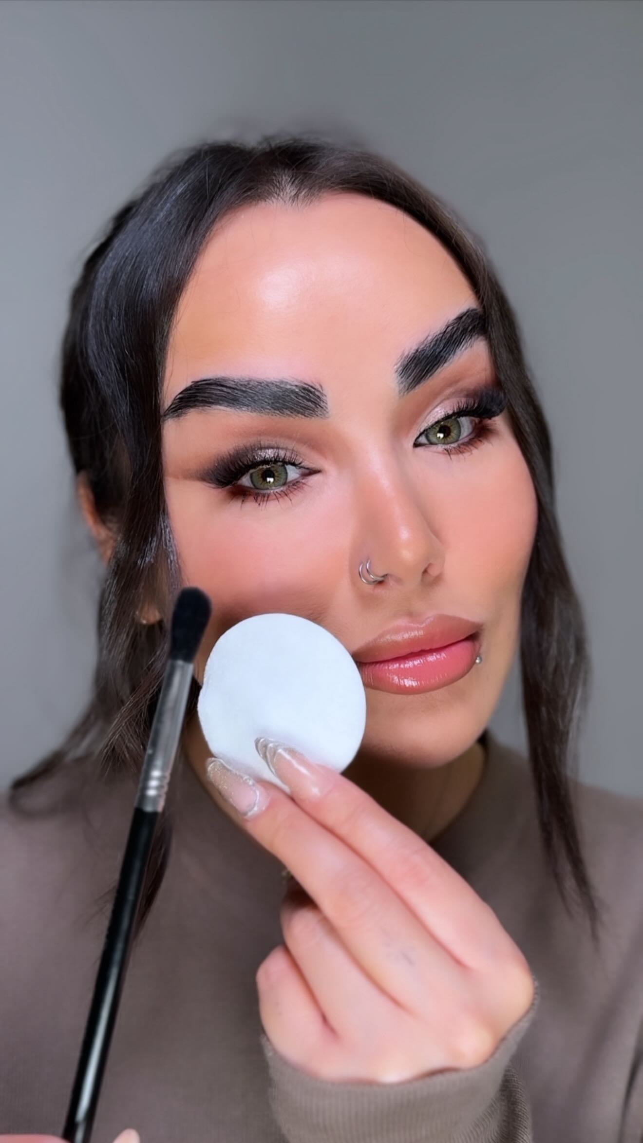 Instagram post by @beauty_by_marjan for TATTI LASHES. Caption reads: راحت بود خیلی 💕
@tatti_lashes 
#lash #skincare....