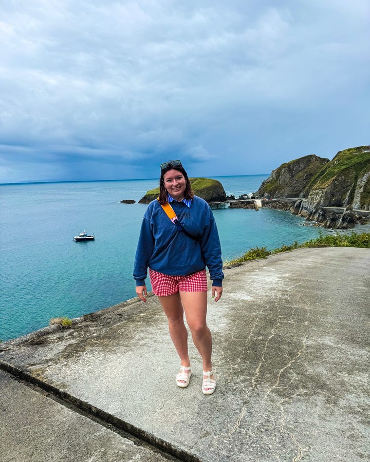 Instagram post by @lauriealyceadventures for Saltrock. Caption reads: Still thinking about Monday and swimming with the....