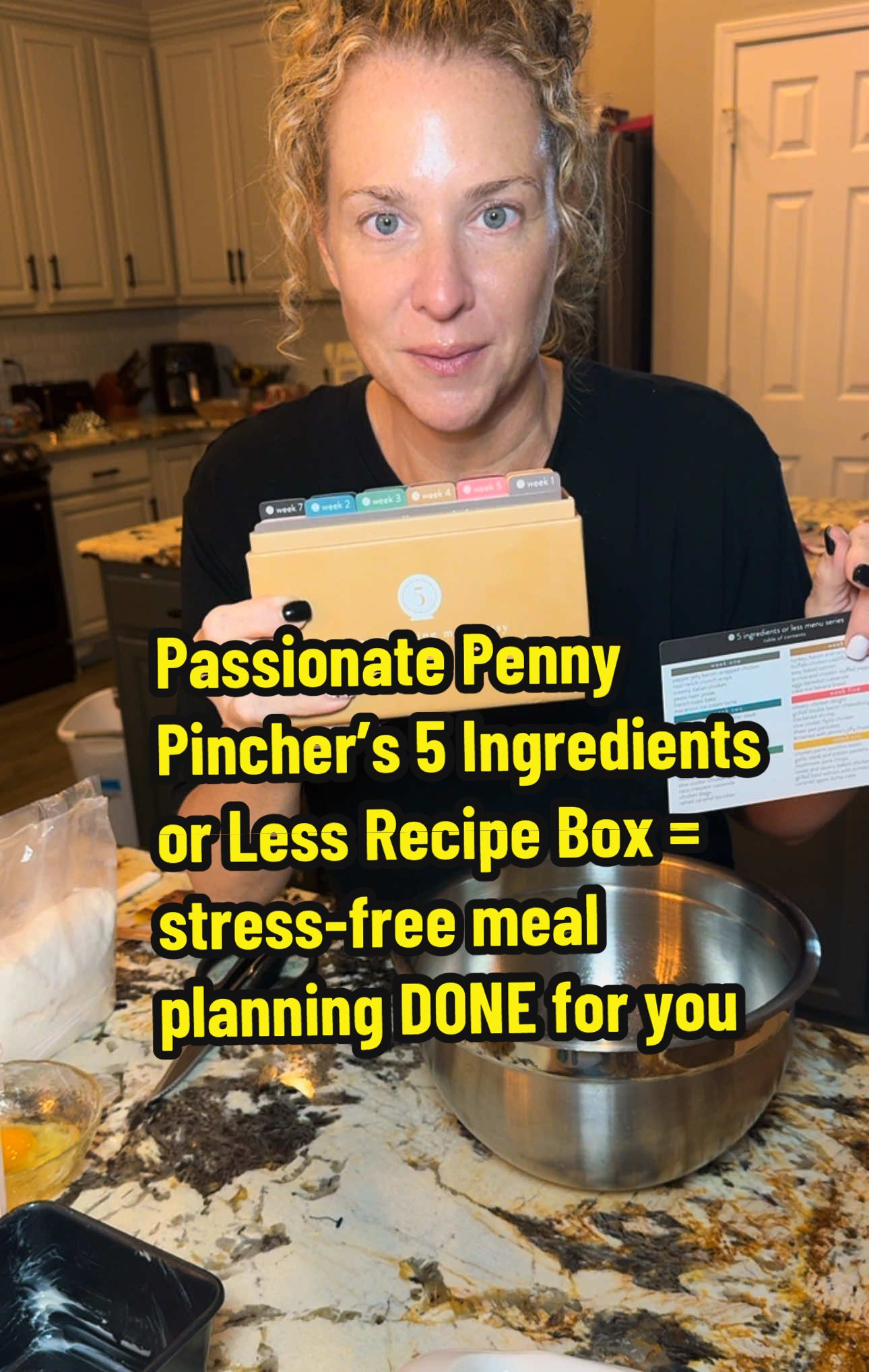 TikTok post by @laurenyoung_nyaz for Passionate Penny Pincher. Caption reads: Passionate Penny Pincher’s 5 Ingredients or Less....