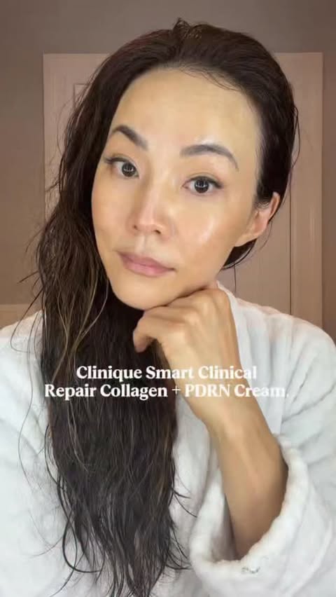 Instagram post by @thedavisstandard for Clinique. Caption reads: #CliniquePartner PDRN is trending, but combining....