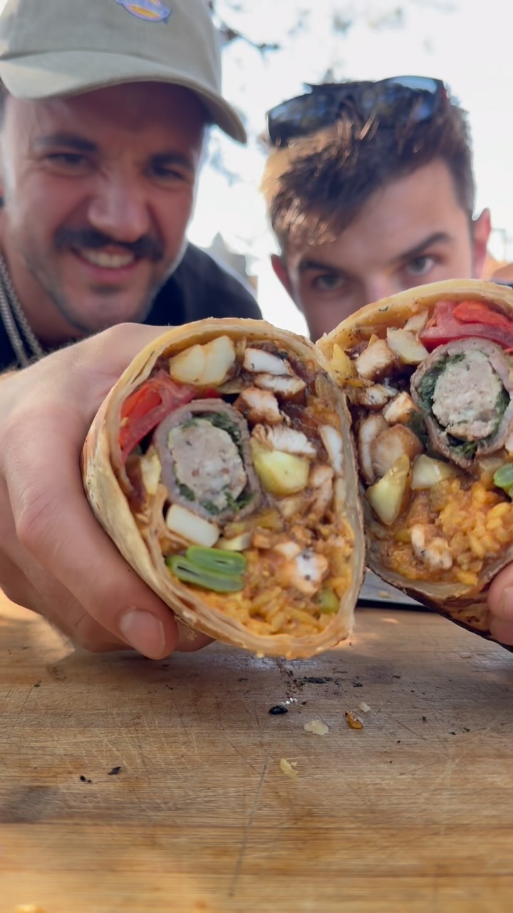 Instagram post by @elburritomonster for British Airways. Caption reads: Turns out the national food of Malta is Rabbit! PR....