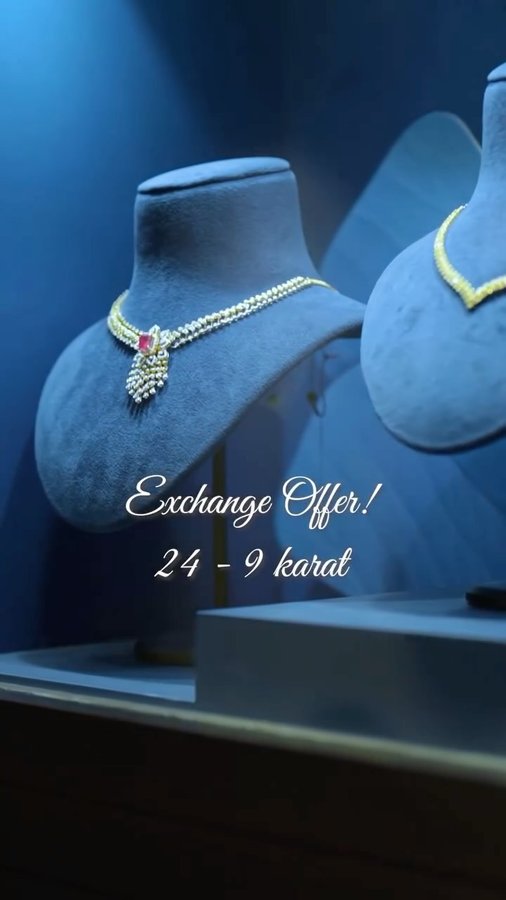 Instagram post by @whatsaroundthiruvananthapuram for Tanishq. Caption reads: This festive season, Tanishq is making your gold....