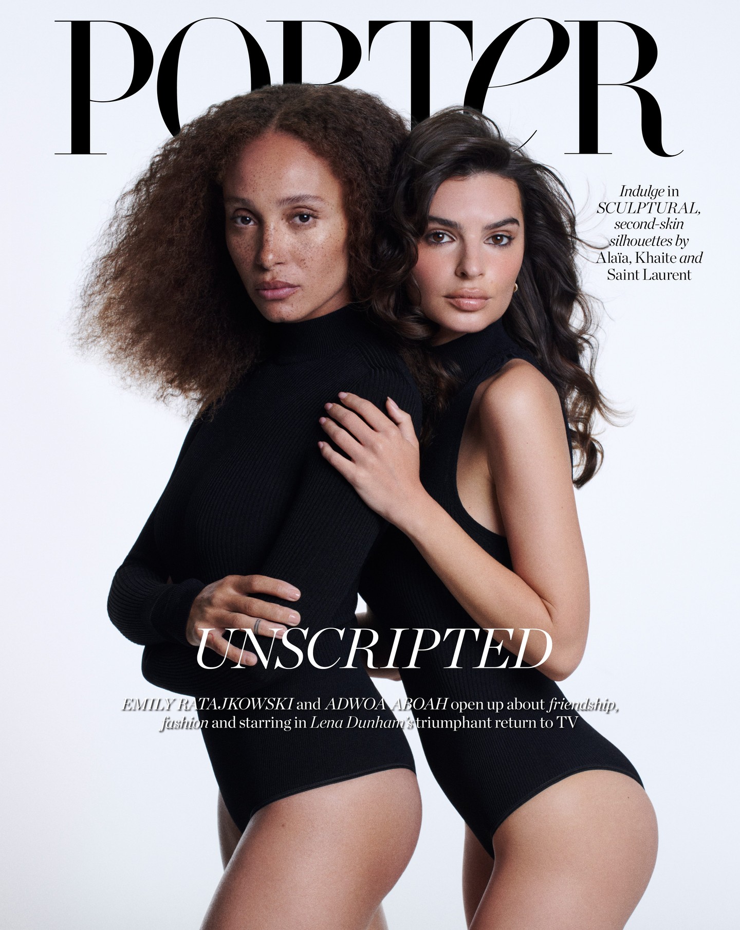 Instagram post by @portermagazine for NET-A-PORTER. Caption reads: Fellow models, actors, mothers and close friends....