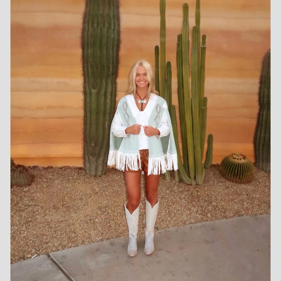 Instagram post by @__hunterpaige__ for Rock and Roll Denim. Caption reads: [...] hours to catch a few events with....