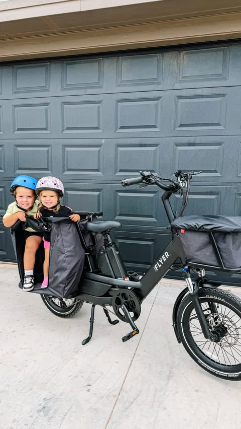 Instagram post by @lifewiththewilsonfam for Radio Flyer. Caption reads: [...] Loop Electric Bike from @radioflyerinc for a....