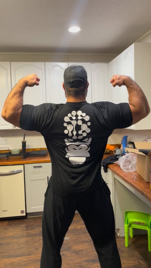 Instagram post by @brianthesasquatch for Gorilla Mind. Caption reads: [...] peptides discount code: SASQUATCH....