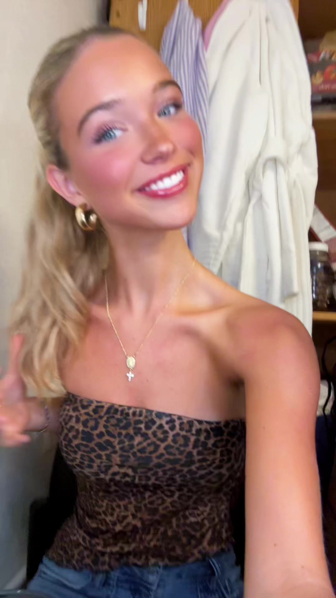 TikTok post by @sillysaraa for Frilliance. Caption reads: routine not complete without 💋#frilliance....