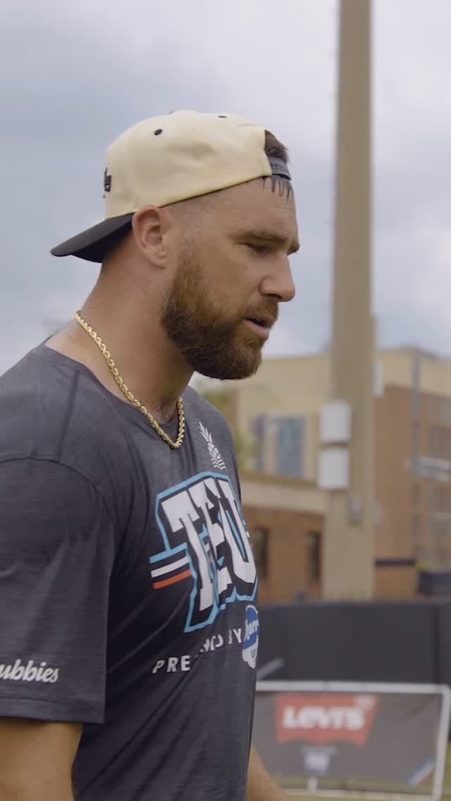 Instagram post by @te_university for Bud Light. Caption reads: Coach Kelce has a nice ring to it 🫡 @budlight....