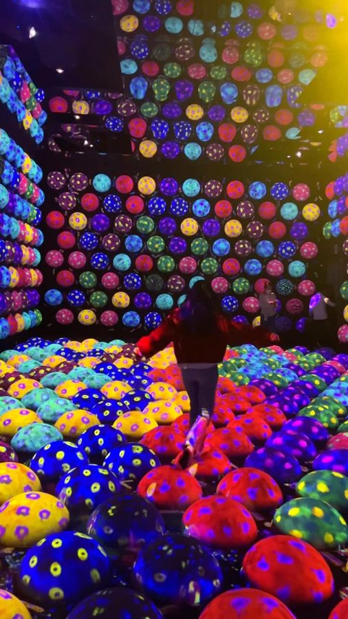 Instagram post by @helloimng for teamLab Planets TOKYO. Caption reads: 📍Tokyo 🇯🇵Just visited Teamlab Planets’s newly....